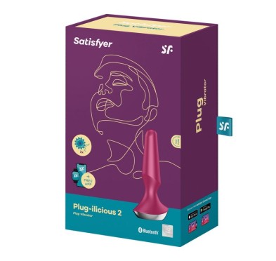 Korek analny wibrujący satisfyer plug ilicius 2